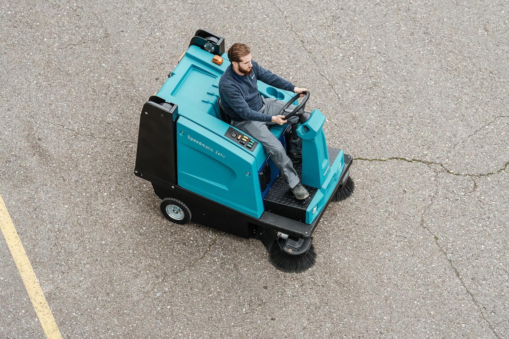 70060 Zefir Kehrsaugmaschine Von Oben