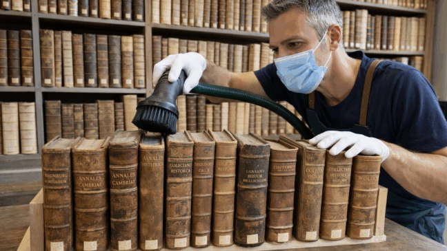 Bibliothek Reinigung