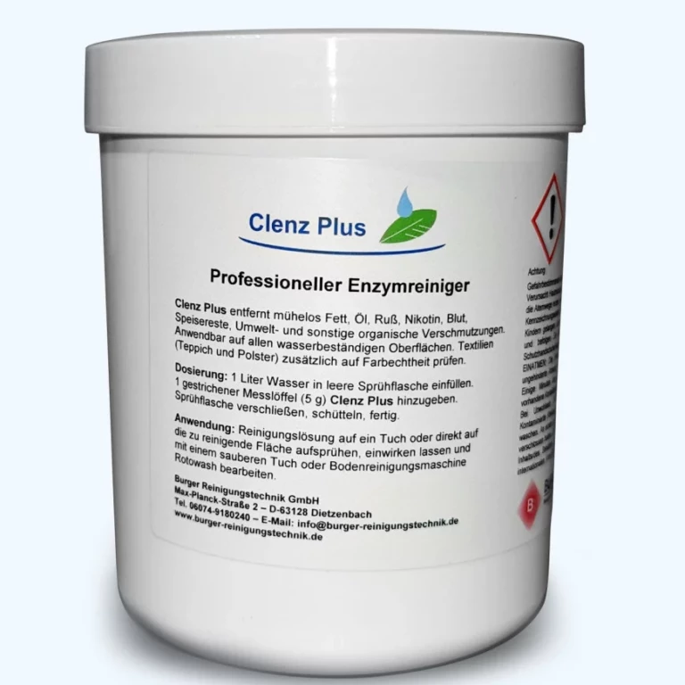 Clenz "Plus" professional enzyme cleaner
