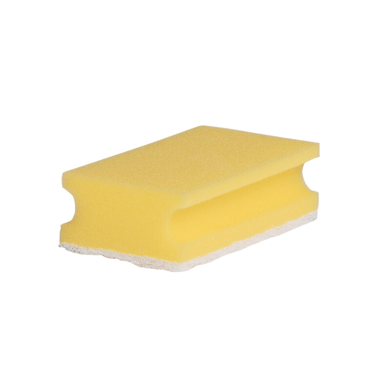 Pad sponge yellow/white, 13x7x4, 10pcs.
